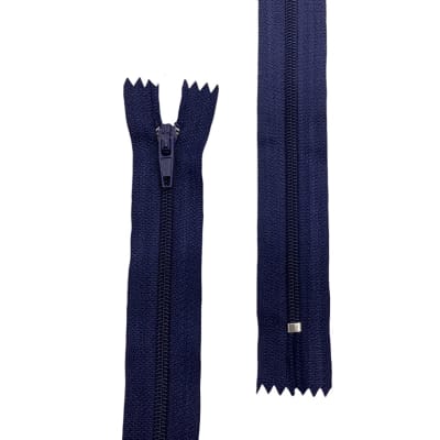 CIERRE NYLON #3 AZUL MARINO - 45 CM/50 PCS1