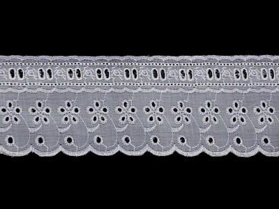 BRODERY PASACINTA BLANCO 7CM 15 yds - 00041
