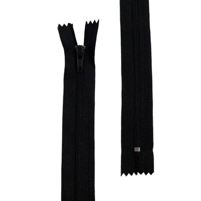 CIERRE NYLON #3 NEGRO - 60 CM/50 PCS1
