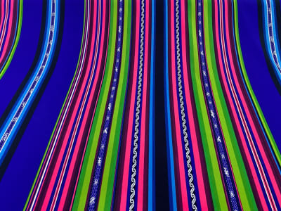 Tela Andina Fondo Azul  Rey 1.5 mts x 1 mt.1