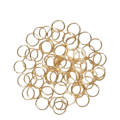 Argollita Llavero Dorado (200 und)1