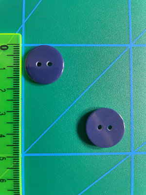 Botón Clásico Azul Marino (28 L-18 mm)1