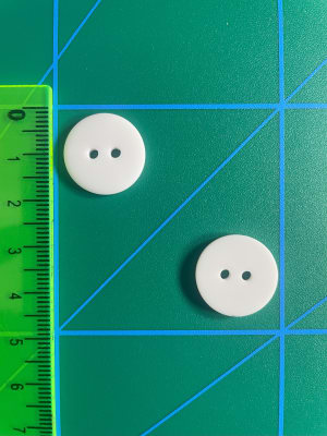 Botón Clásico Blanco (28 L-18 mm)1