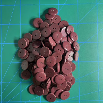 botón clásico Burdeo (40 L-25 mm)2