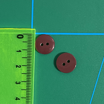 botón clásico (20 L-12 mm)144 unid. Burdeo2