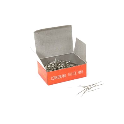 Alfiler para Oficinas (Caja Cartón Rojo 40g)1