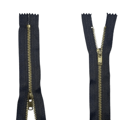 Cierre Bronce #5 Fijo Gris Oscuro (10 und)1