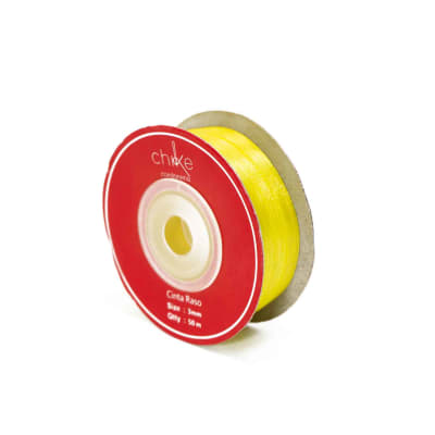 Cinta Bebé 3MM Amarillo Fuerte 50 metros2