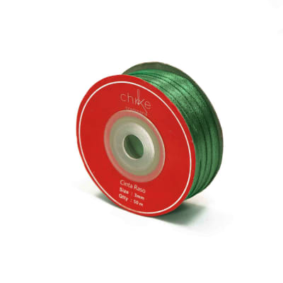 Cinta Bebé 3MM Verde Botella 50 Metros1