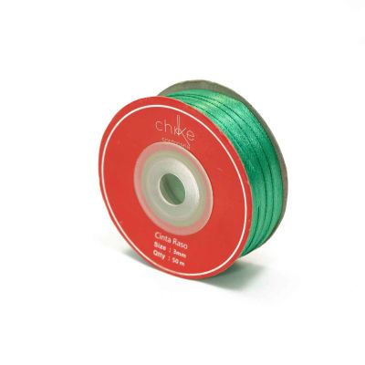 Cinta Bebé 3MM Verde Navidad 50 Metros2