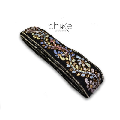 Cinta Bordar Luz Negro 5CM (10 Yardas)1