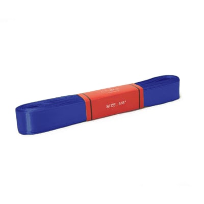 Cinta Raso Azul Rey 15MM (10 Mts) Paq. 10 UND 1
