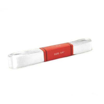 Cinta Raso Blanco 15MM (10 Mts) Paq. 10 UND 1