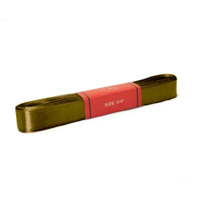 Cinta Raso Mostaza 15MM (10 Mts) Paq. 10 UND 1