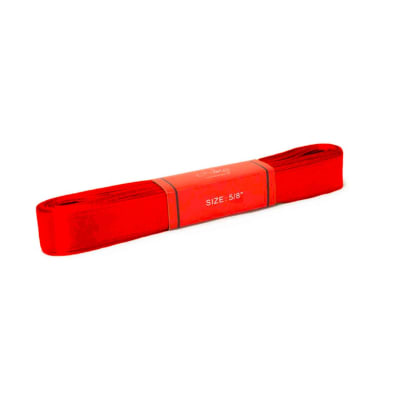 Cinta Raso Rojo 15MM (10 Mts) Paq. 10 UND 1