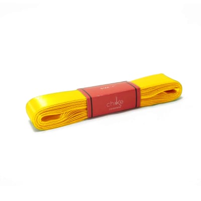 Cinta Raso Amarillo Oro 25MM (10 Mts) Paq. 5 UND 1
