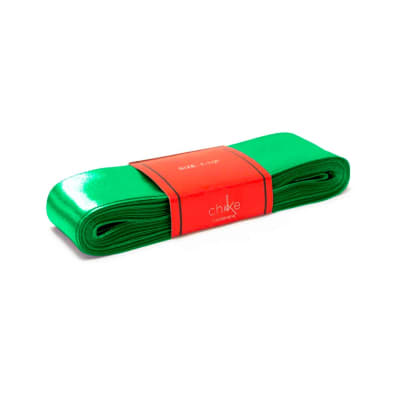 Cinta Raso Verde Navidad 38MM (10 Mts)1
