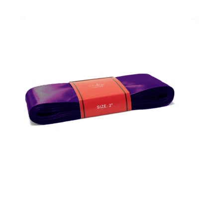 Cinta Raso Morado Oscuro 50MM (10 Mts)1