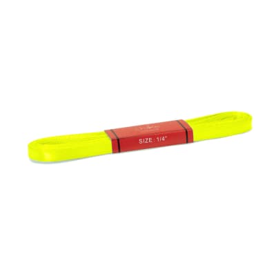 Cinta Raso Amarillo Fluor 7MM (100 Mts)1