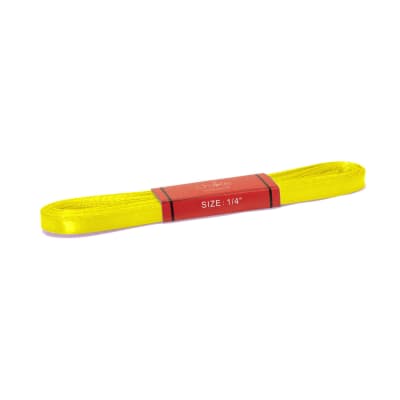 Cinta Raso Amarillo Fuerte 7MM (100 Mts)1