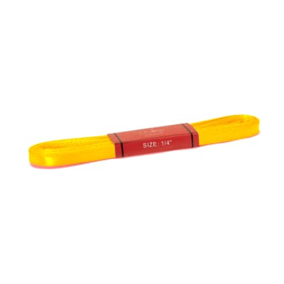 Cinta Raso Amarillo Oro 7MM (10 Mts) Paq. 10 UND1