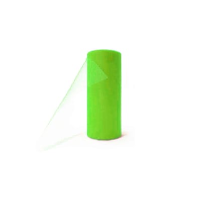 Cinta Tull Verde Pistacho (Rollo 25 Yardas)1