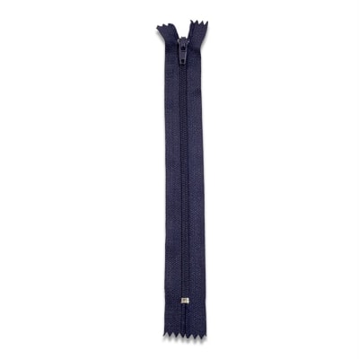 CIERRE NYLON #3 AZUL MARINO -18 CM/50 PCS1