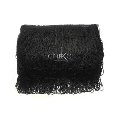 Flecos 10CM Negro  (10 Mts)2