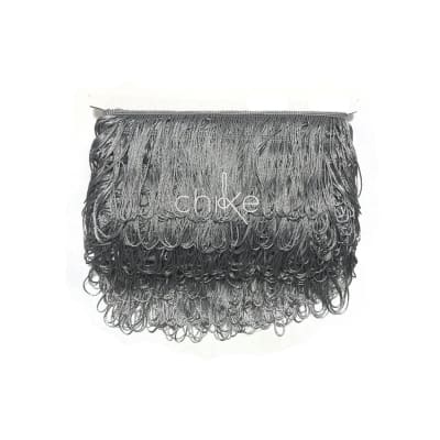 Flecos 10CM PLOMO PLATA (10 Mts)1