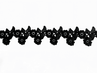 Flor Macrame Parra Negro MC-06 15yds1