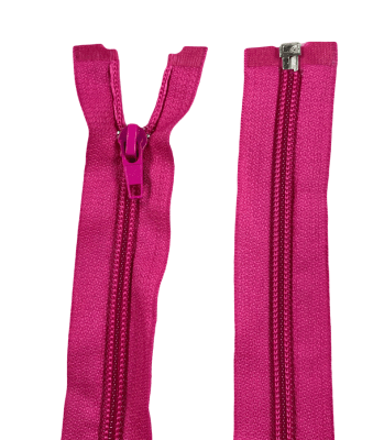 CIERRE NYLON #5 FUCSIA 60 CM/25 PCS1