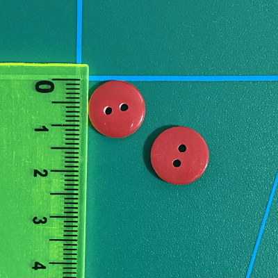 botón clásico Rojo (20 L-12 mm)144 unid.2