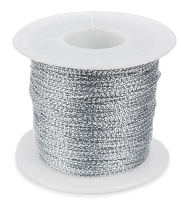 Cordón Lurex Plata 1 mm1