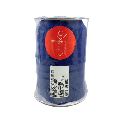 Sesgo Elasticado Azul Marino 20mm 50mts1