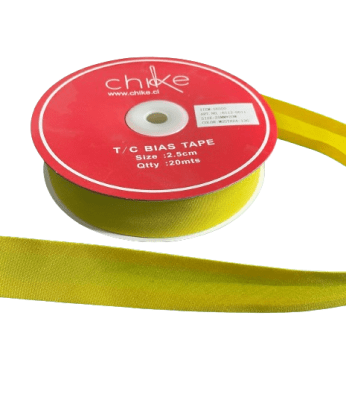 Sesgo Mostaza 25mm 20 mts1
