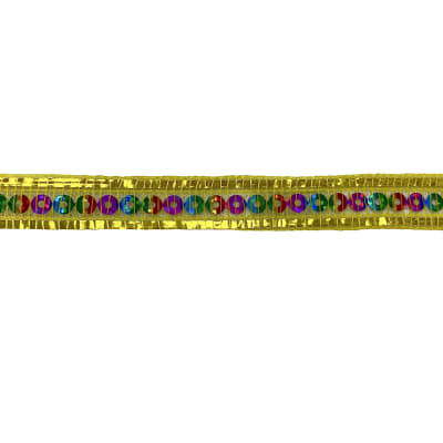 pasamanería multicolor 15MM 10y1