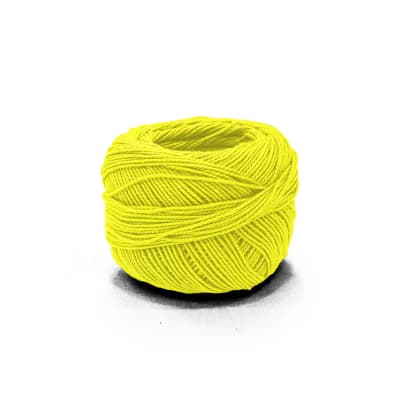 Perlé Ovillo 100% Algodón A-1016 AMARILLO PATO (10 UND)1