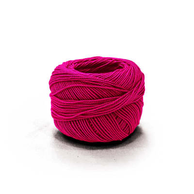 Perlé Ovillo 100% Algodón A-1064 FUCSIA (10 UND)1
