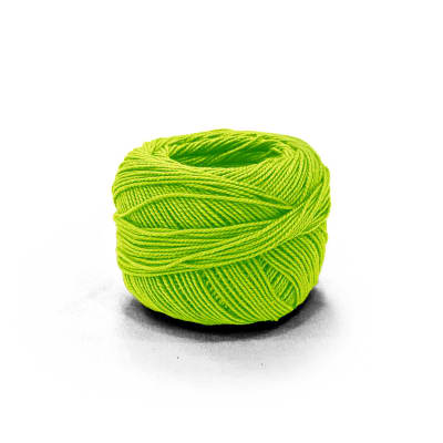 Perlé Ovillo 100% Algodón A-1092 VERDE PISTACHO (10 UND)1