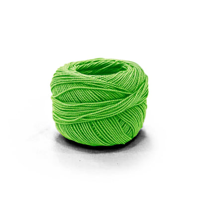 Perlé Ovillo 100% Algodón A-1097 VERDE CATA (10 UND)1