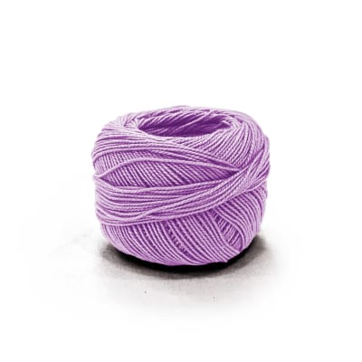 Perlé Ovillo 100% Algodón A-1136 ROSA PURPURA (10 UND)1