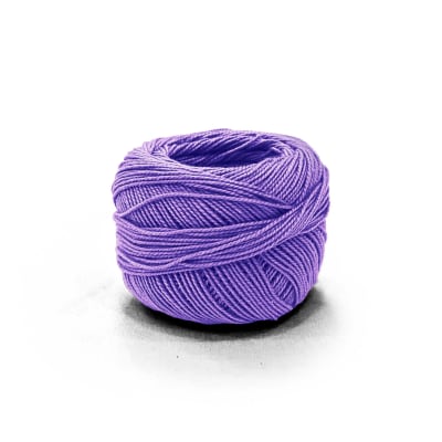 Perlé Ovillo 100% Algodón A-1146 LILA (10 UN)1