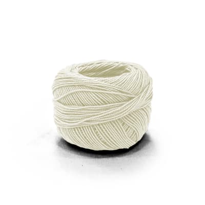 Perlé Ovillo 100% Algodón A-1177 CRUDO CLARO (10 UND)1