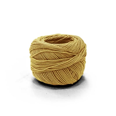 Perlé Ovillo 100% Algodón A-1210 MOSTAZA (10 UND)1