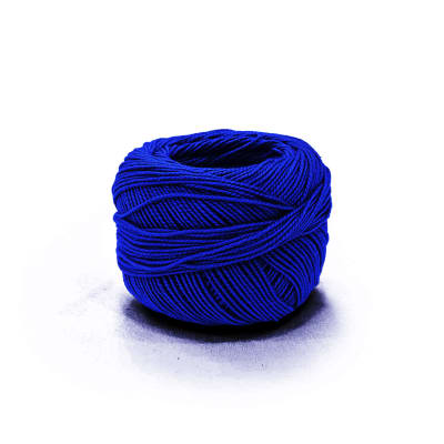 Perlé Ovillo 100% Algodón A-1295 AZUL REY (10 UND)1