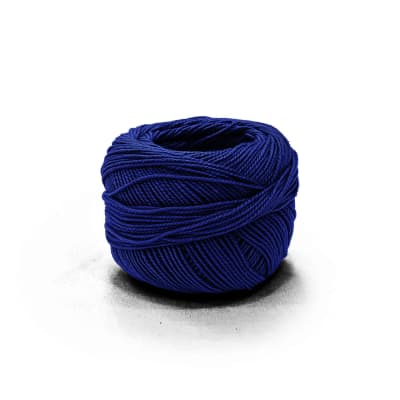 Perlé Ovillo 100% Algodón A-1325 AZUL MARINO (10 UND)1