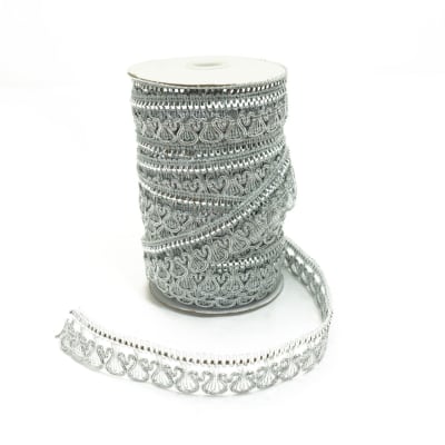 Pasamanería Musical PLATA 30MM  30 YARDAS1