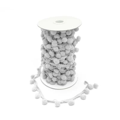 Pom Pom PLOMO PLATA Tira (15 Metros)1