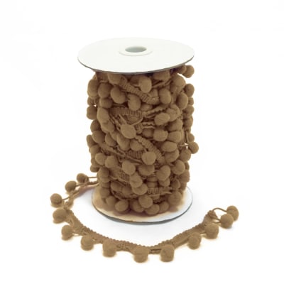 Pom Pom BEIGE Tira (15 Metros)1