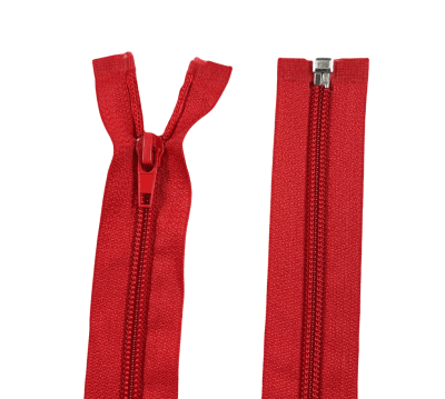 CIERRE NYLON #5 ROJO 45 CM/25 PCS1